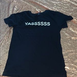 Basic black tee